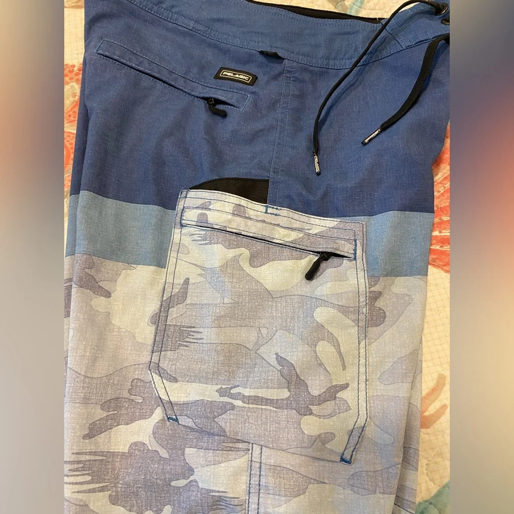 Pelagic Blue Water Youth Boardshorts - Picture 8 of 11